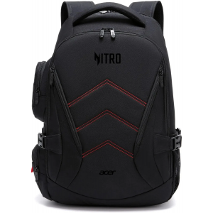 Рюкзак для ноутбука 15.6 Acer Nitro OBG313 черный/красный полиэстер (ZL.BAGEE.00G), фото 