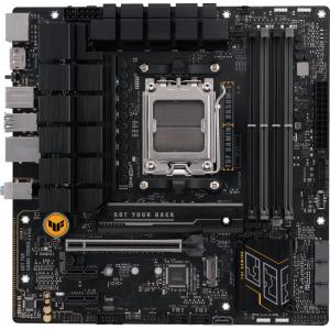 Материнская плата Asus TUF GAMING B650M-E SocketAM5 AMD B650 4xDDR5 mATX AC`97 8ch(7.1) 2.5Gg RAID+HDMI+DP, фото 