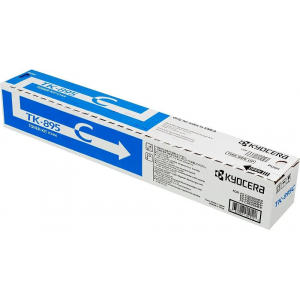 Тонер-картридж Kyocera TK-895C (1T02K0CNL0) голубой для FS-C8020MFP/C8025MFP/FS-C8520MFP/C8525MFP 6000 стр, фото 