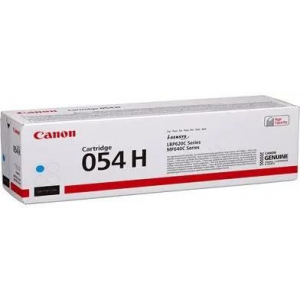 Тонер Картридж Canon 054 H C 3027C002 голубой (2300стр.) для Canon MF645Cx/MF643Cdw/MF641Cw/LBP623Cdw/621Cw, фото 