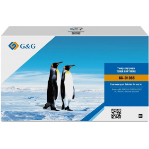 Картридж лазерный G&G GG-D108S черный (1500стр.) для Samsung ML-1640/2240/2241/1641/1645/1640XSA, фото 