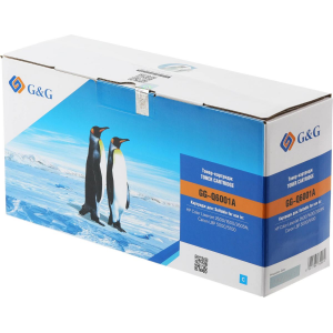 Картридж лазерный G&G GG-Q6001A голубой (2000стр.) для HP CLJ 1600/2600N/M1015/M1017, фото 