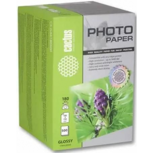 Фотобумага Cactus CS-GA6180500 глянцевая A6 180 г/м2 500 листов, фото 