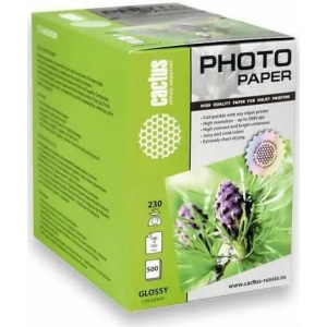 Фотобумага Cactus CS-GA6230500 глянцевая A6 230 г/м2 500 листов, фото 