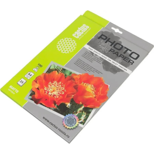 Фотобумага Cactus CS-MA419025 матовая A4 190 г/м2 25 листов, фото 