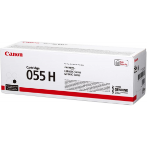 Тонер Картридж Canon 055 H BK 3020C002 черный (7600стр.) для Canon MF746Cx/MF744Cdw/MF742Cdw/LBP664Cx/663Cdw, фото 