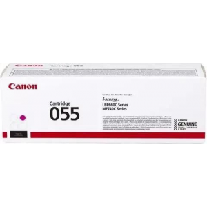 Тонер Картридж Canon 055 M 3014C002 пурпурный (2100стр.) для Canon MF746Cx/MF744Cdw/MF742Cdw/LBP664Cx/663Cdw, фото 