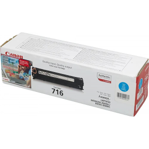 Тонер-картридж Canon Cartridge 716C (1979B002) голубой, 1500 стр., для LBP5050/5050N, фото 