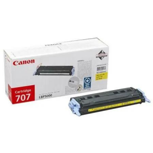 Тонер-картридж Canon 707Y (9421A004) желтый, 2000 стр., для LBP 5000/5100, фото 