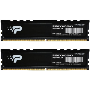 Память DDR5 2x16GB 4800MHz Patriot PSP532G4800KH1 Signature Premium RTL PC5-38400 CL40 DIMM 288-pin 1.1В kit single rank с радиатором Ret, фото 