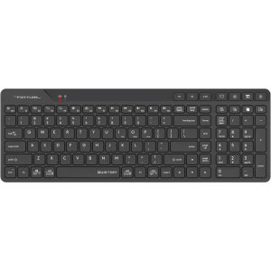 Клавиатура A4Tech Fstyler FBK27C AS черный USB беспроводная BT/Radio slim Multimedia (FBK27C AS), фото 