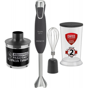 Блендер погружной Polaris PHB 1384 Silent 1300Вт серый, фото 