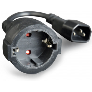 Кабель Удлинительный кабель питания  Gembird/Cablexpert ,C14 - евро-розетка , PC-SFC14M-01, фото 