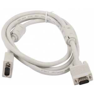 Кабель Gembird/Cablexpert CC-PPVGA-6, Кабель VGA Premium ,15M/15M,1.8м, тройной экран, феррит.кольца, пакет, фото 