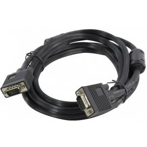 Кабель VGA сигнальный 15M / 15M, ферр.кольца, 3м.  5bites APC-133-030, фото 