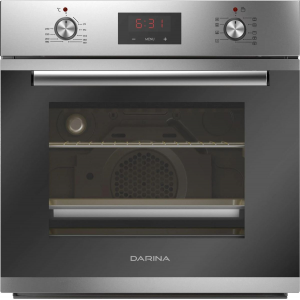Духовой шкаф Электрический Darina 1U5 BDE 112 708 X5 серебристый, встраиваемый, фото 