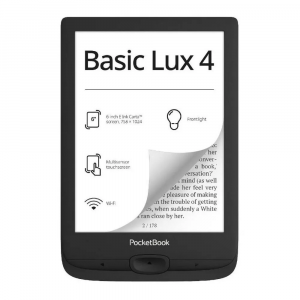 Электронная книга PocketBook 618 Basic Lux 4 Черный, фото 