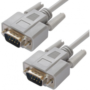 Кабель Greenconnect  COM RS-232 порта соединительный 5 m GCR-DB9CM2M-5 m, 9M / 9M Premium, серый, пластиковый пакет, фото 