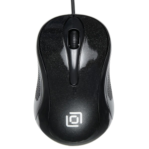 Мышь проводная Oklick 385M черный/серый, фото 