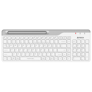 Клавиатура A4Tech Fstyler FBK25 белый/серый USB беспроводная BT/Radio slim Multimedia, фото 
