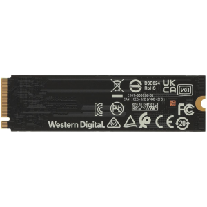 SSD жесткий диск M.2 2280 2TB BLACK WDS200T3X0E WDC, фото 