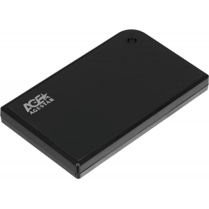 Внешний корпус для HDD/SSD AgeStar 3UB2A14 SATA II USB3.0 пластик/алюминий черный 2.5, фото 