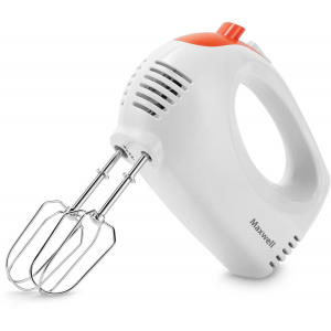 Миксер Maxwell MW-1358(W) / Мощность 300 Вт.5 скоростных режимов.Кнопка высвобождения насадок., фото 