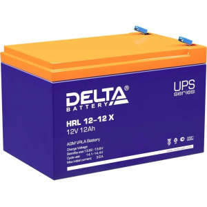 Батарея Delta HRL 12-12 X (12А\ч, 12В) свинцово- кислотный  аккумулятор, фото 