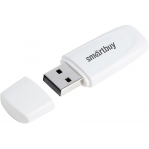 UFD 2.0 накопитель SmartBuy 16GB Scout White (SB016GB2SCW), фото 