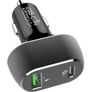 Автомобильное ЗУ (ACD-С632P-V1B) 63Вт, 2xUSB 1PD+1QC, 3.6~20В/3А RTL, фото 