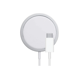 Беспроводное сетевое зарядное устройство Qumo Qi15w (Charger 0046) c поддержкой MagSafe для iPhone, фото 
