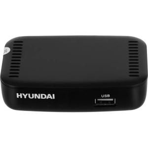 Цифровой TV ресивер HYUNDAI H-DVB460 черный, фото 