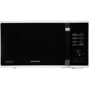 Микроволновая печь Samsung MG23K3515AW/BW, 800Вт, 23л, кнопки, поворотный механизм, белый/черный, фото 
