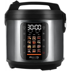 Мультиварка Red Solution M4100 5л 860Вт черный/стальной, фото 