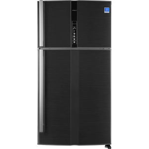 Холодильник Hitachi R-V910PUC1 BSL серебристый бриллиант двухкамерный инвертер 514/186л морозилка сверху, фото 