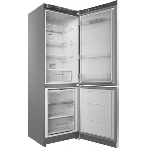 Холодильник Indesit ITS 4180 XB нержавеющая сталь двухкамерный 220/78л морозилка снизу, фото 