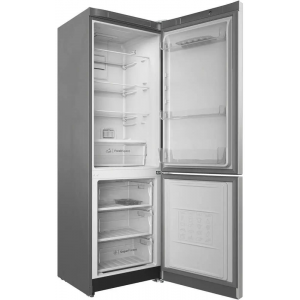 Холодильник Indesit ITS 5180 G серебристый двухкамерный 220/78л морозилка снизу, фото 