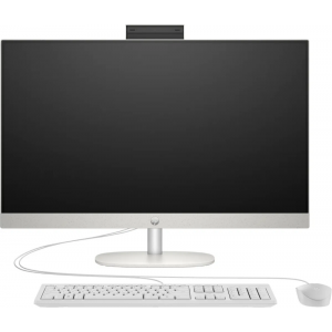 Моноблок HP 24-cr0012i 24 Full HD i3 N300 (0.1) 8Gb SSD512Gb UHDG Free DOS GbitEth WiFi BT 90W клавиатура мышь Cam белый 1920x1080, фото 