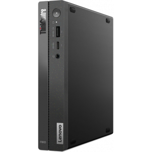 Неттоп Lenovo ThinkCentre Neo 50q Gen 4 i3 1215U (1.2) 8Gb SSD256Gb UHDG noOS WiFi BT 65W kb мышь клавиатура черный (12LN0028RU), фото 