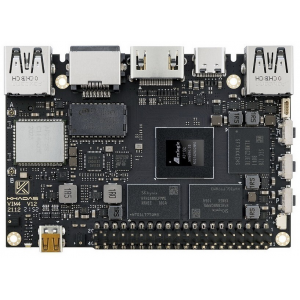 Одноплатный компьютер Khadas VIM4 Active cooling kit ARM Cortex-A73 4-Core + Cortex-A53 4-Core Amlogic A311D2 2.2GHz 8+32GB, фото 