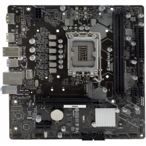 Материнская плата Biostar H610MS Soc-1700 Intel H610 2xDDR4 mATX AC`97 8ch(7.1) GbLAN RAID+HDMI+DP, фото 