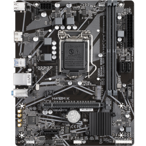 Материнская плата Gigabyte H410M K 2.0,  LGA 1200, Intel H470, 2xDDR4, 4xSATA RTL, фото 