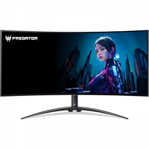 Монитор 34 Acer Predator X34Xbmiiphuzx OLED 3440x1440, 240 Гц, 0.03 мс, 21:9, 275 кд/м2, 2хHDMI, 1хDP, USB-C, 2хUSB изогнутый, черный, фото 