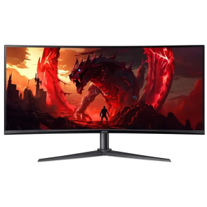 Монитор 34 Acer Nitro XZ342CUV3bmiiphx VA 3440x1440, 180 Гц, 1 мс, 21:9, 400 кд/м2, 2хHDMI, 1хDP, изогнутый, черный, фото 