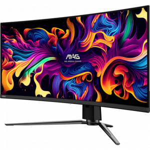 Монитор 34 MSI MAG 341CQP QD OLED 3440x1440, 175 Гц, 0.03 мс, 21:9, 250 кд/м2, 2xHDMI, 1xUSB Type-C, изогнутый, черный, фото 