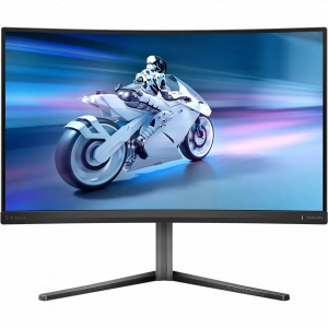 Монитор 27 Philips 27M2C5200W Evnia VA 1920x1080, 280 Гц, 1 мс, 16:9, 300 кд/м2, 2xHDMI, 1xDP, выход на наушники, изогнутый, черный, фото 