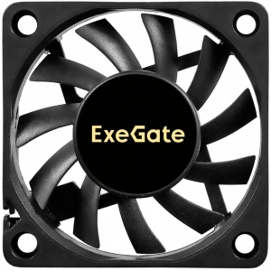 Вентилятор 12В DC ExeGate ExtraPower EP06010B3P (60x60x10 мм, 2-Ball (двойной шарикоподшипник), 3pin, 3000RPM, 24dBA), фото 