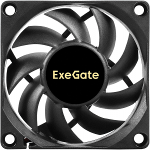 Вентилятор 12В DC ExeGate ExtraPower EP07015S3P (70x70x15 мм, Sleeve bearing (подшипник скольжения), 3pin, 3000RPM, 27dBA), фото 