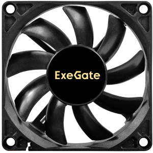 Вентилятор 12В DC ExeGate ExtraPower EP08015B3P (80x80x15 мм, 2-Ball (двойной шарикоподшипник), 3pin, 2600RPM, 26dBA), фото 