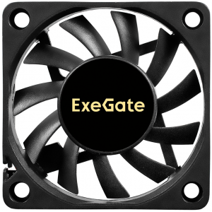Вентилятор 12В DC ExeGate EX06010B3P (60x60x10 мм, 2-Ball (двойной шарикоподшипник), 3pin, 2000RPM, 16dBA), фото 